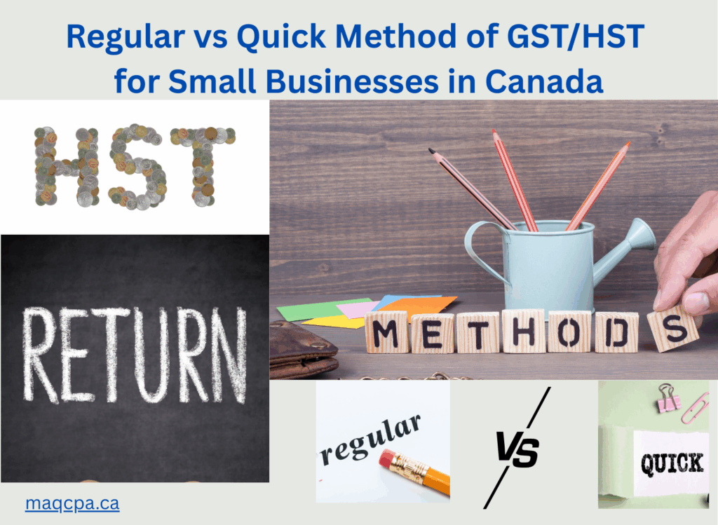 regular vs quick method of GST/HST 